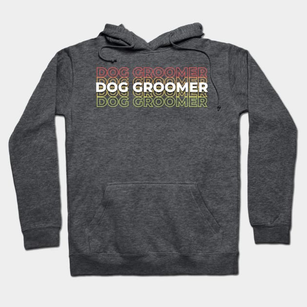 Dog groomer, rainbow Hoodie by Anna.Moore.Art